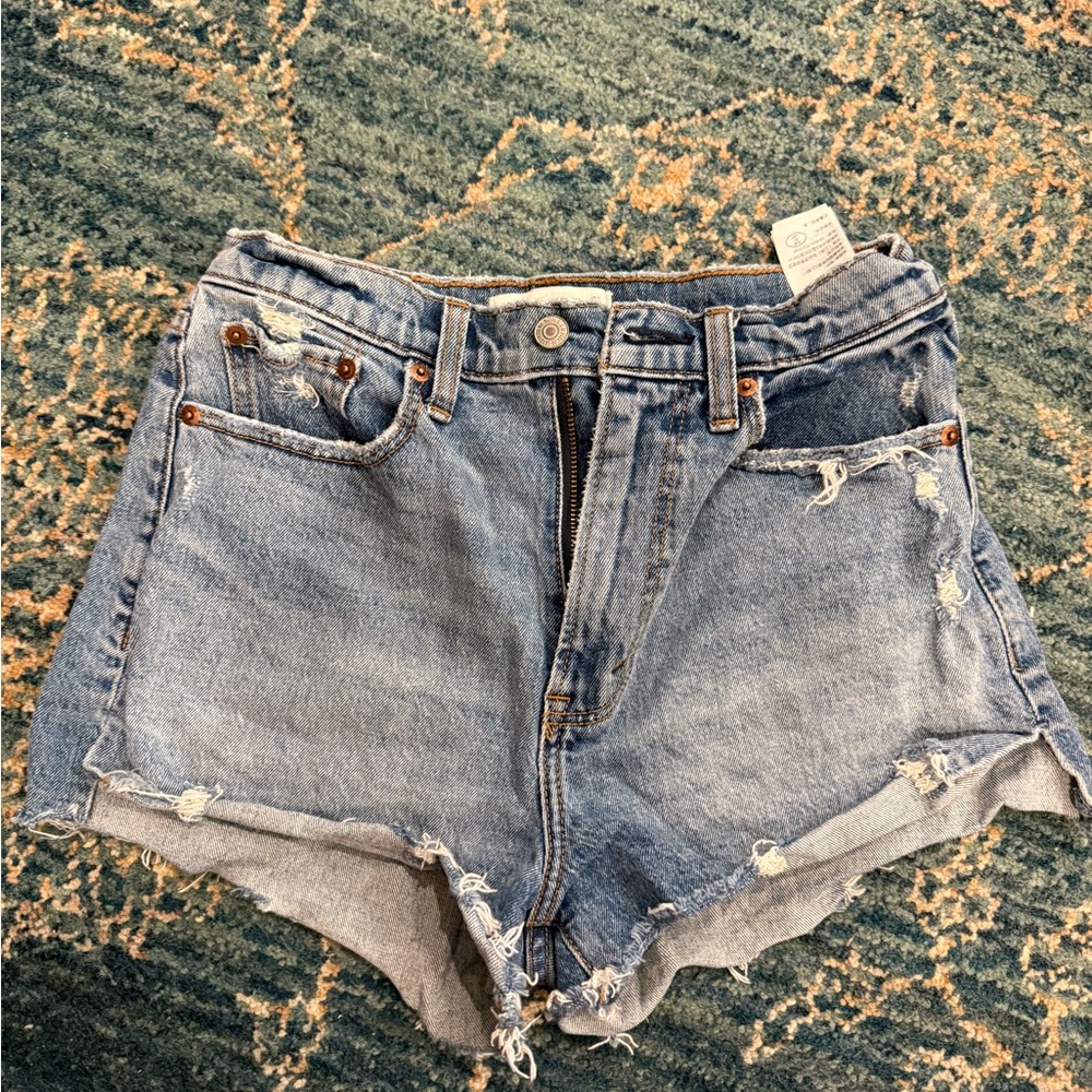 Abercrombie & Fitch Mom shorts high rise